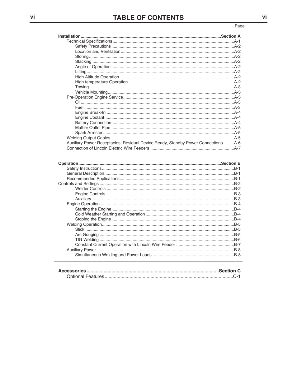 Lincoln Electric IM10019 BIG RED 600 User Manual | Page 7 / 41