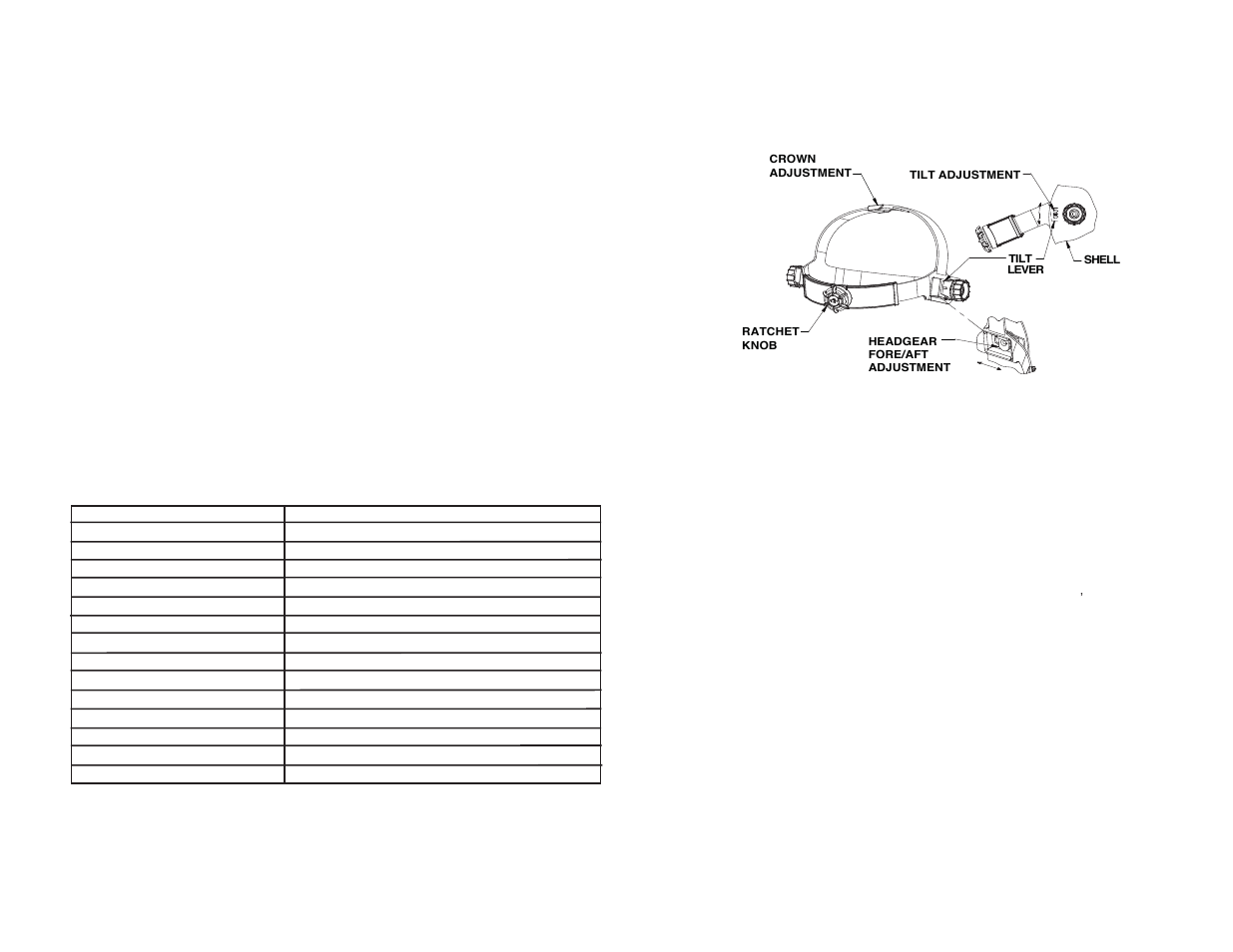 Specifications, Helmet information, Operating instructions | Cartridge operation/features | Lincoln Electric IM10146 MARQUETTE AUTO-DARKENING HELMET User Manual | Page 3 / 8