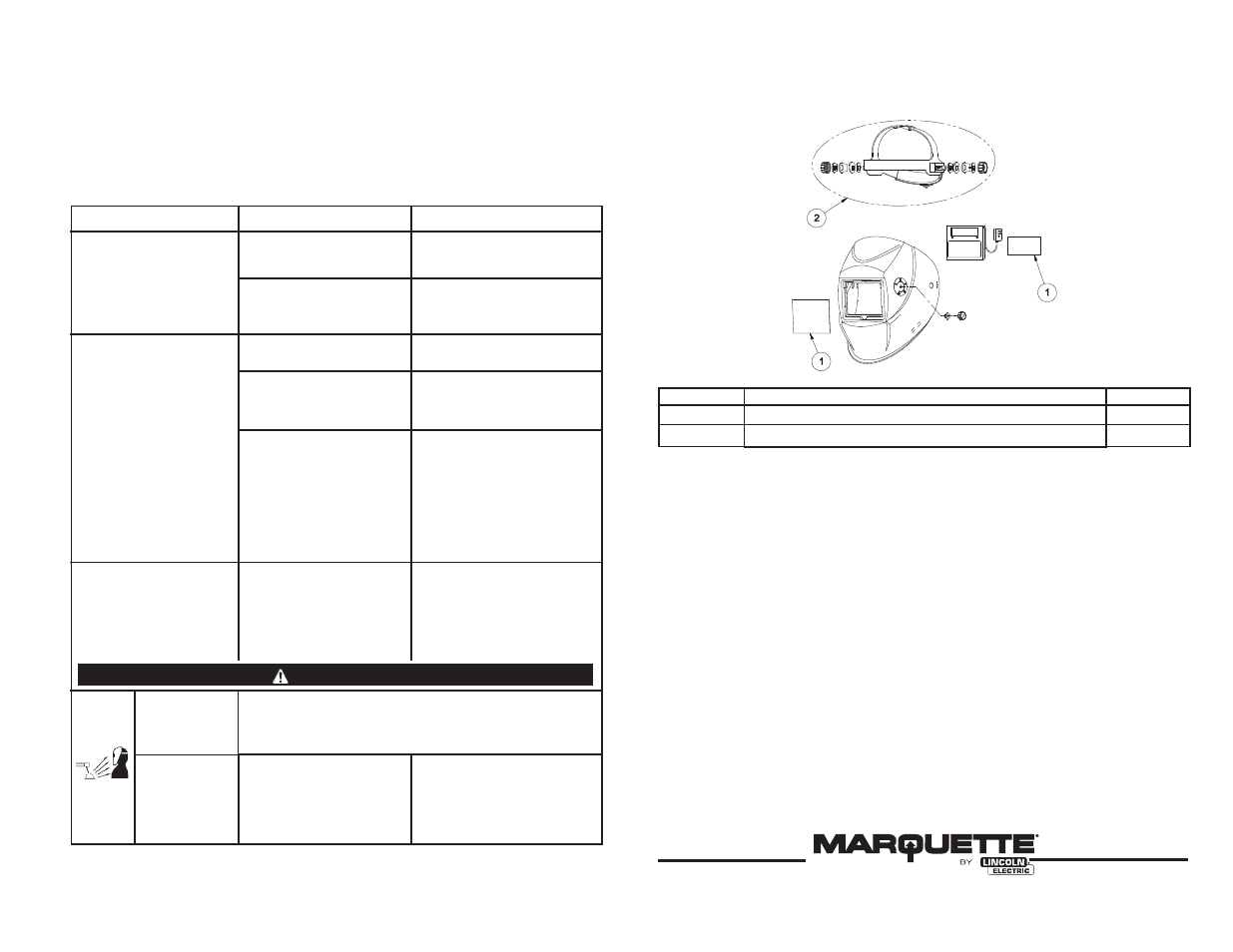 Lincoln Electric IM10146 MARQUETTE AUTO-DARKENING HELMET User Manual | Page 7 / 8