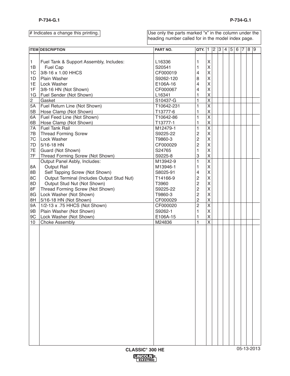 Lincoln Electric IM10153 CLASSIC 300 HE User Manual | Page 49 / 60