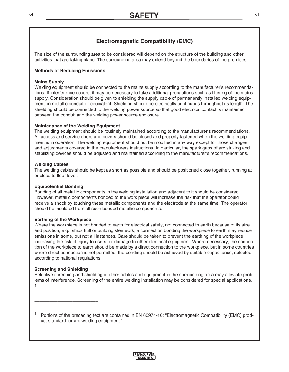 Safety | Lincoln Electric IM10070 Control Box CB-WCS User Manual | Page 7 / 20