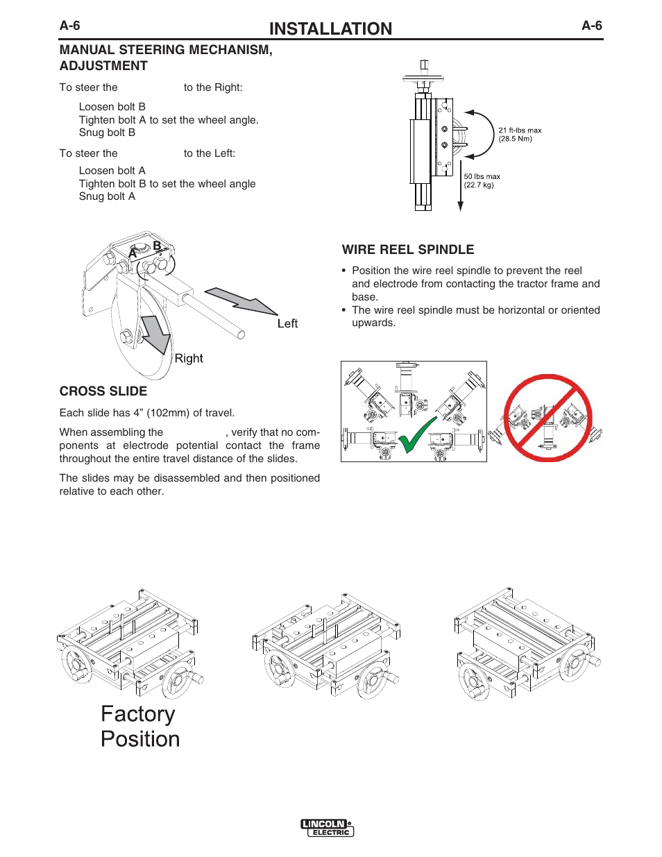 Installation | Lincoln Electric IM10098 CRUISER User Manual | Page 13 / 54