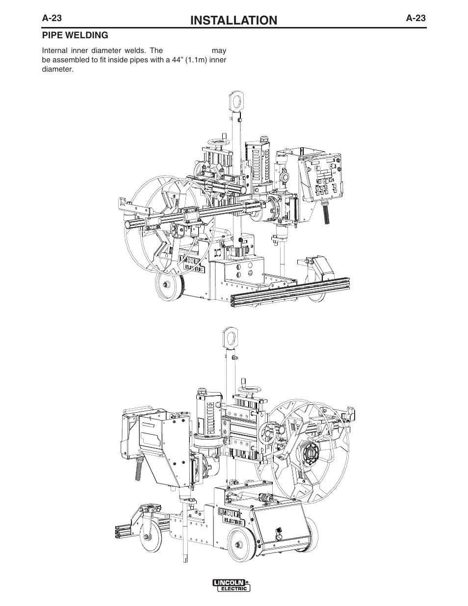 Installation | Lincoln Electric IM10098 CRUISER User Manual | Page 30 / 54