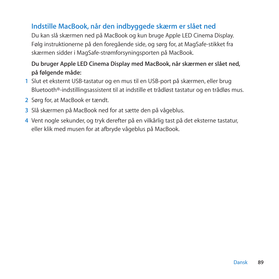 Apple LED Cinema Display (27 Zoll) User Manual | Page 89 / 104