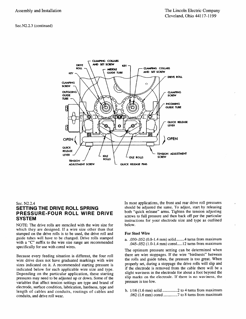 Lincoln Electric IM294 LN-9 SEMIAUTOMATIC WIRE FEEDER User Manual | Page 12 / 148