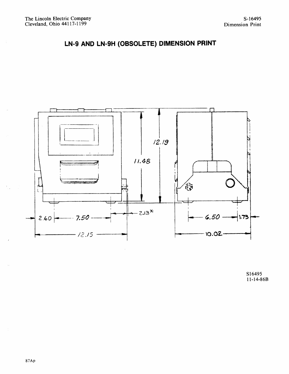 Lincoln Electric IM294 LN-9 SEMIAUTOMATIC WIRE FEEDER User Manual | Page 137 / 148