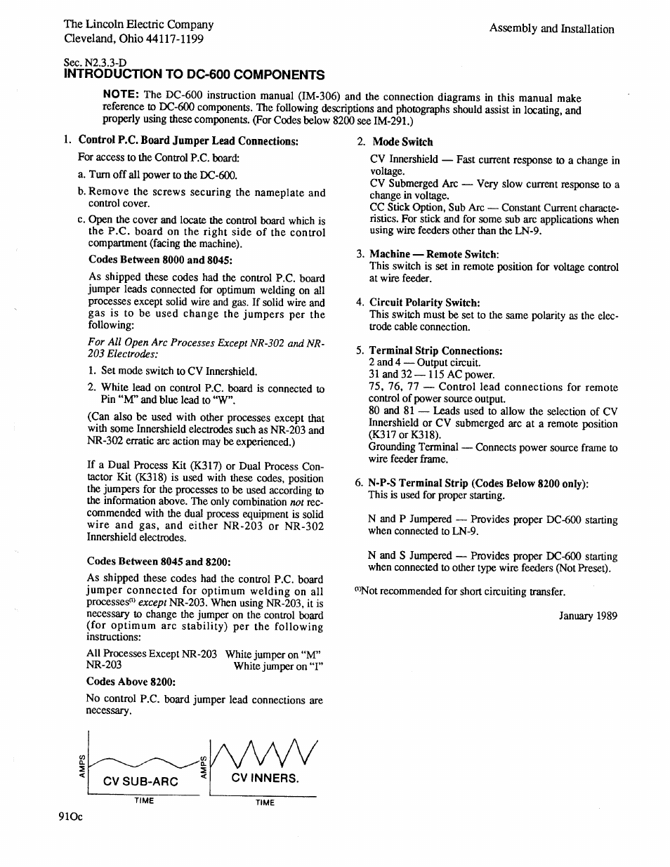 Lincoln Electric IM294 LN-9 SEMIAUTOMATIC WIRE FEEDER User Manual | Page 23 / 148