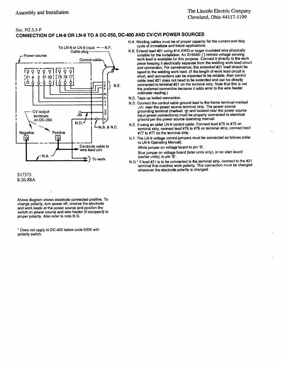 Lincoln Electric IM294 LN-9 SEMIAUTOMATIC WIRE FEEDER User Manual | Page 26 / 148