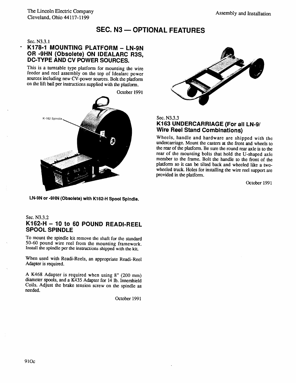 Lincoln Electric IM294 LN-9 SEMIAUTOMATIC WIRE FEEDER User Manual | Page 35 / 148