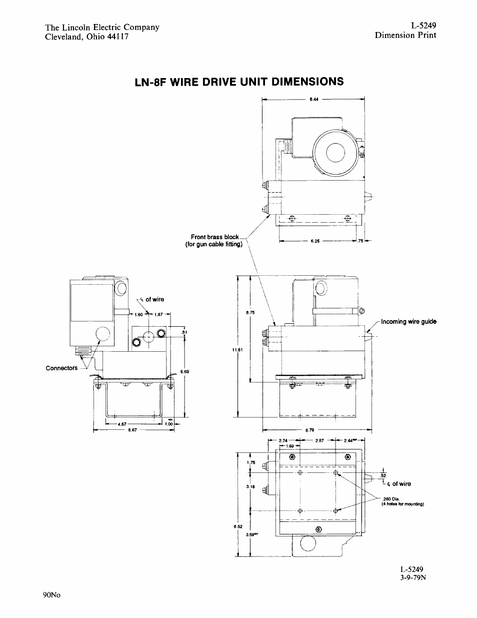 Lincoln Electric IM274 LN-8 SEMIAUTOMATIC WIRE FEEDER User Manual | Page 126 / 140