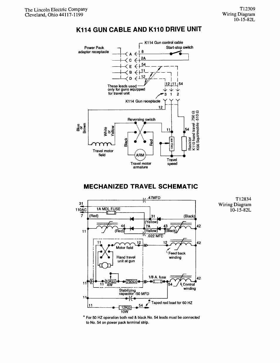 Lincoln Electric IM274 LN-8 SEMIAUTOMATIC WIRE FEEDER User Manual | Page 136 / 140