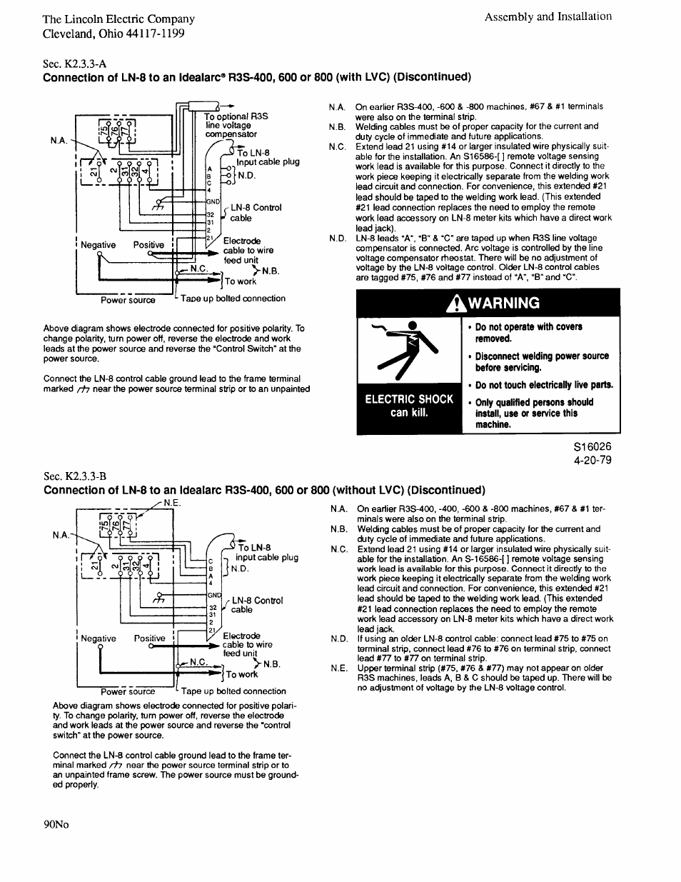 Lincoln Electric IM274 LN-8 SEMIAUTOMATIC WIRE FEEDER User Manual | Page 17 / 140