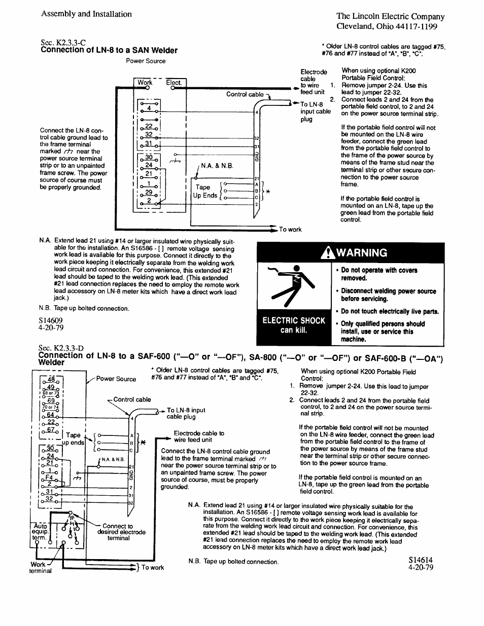 Lincoln Electric IM274 LN-8 SEMIAUTOMATIC WIRE FEEDER User Manual | Page 18 / 140