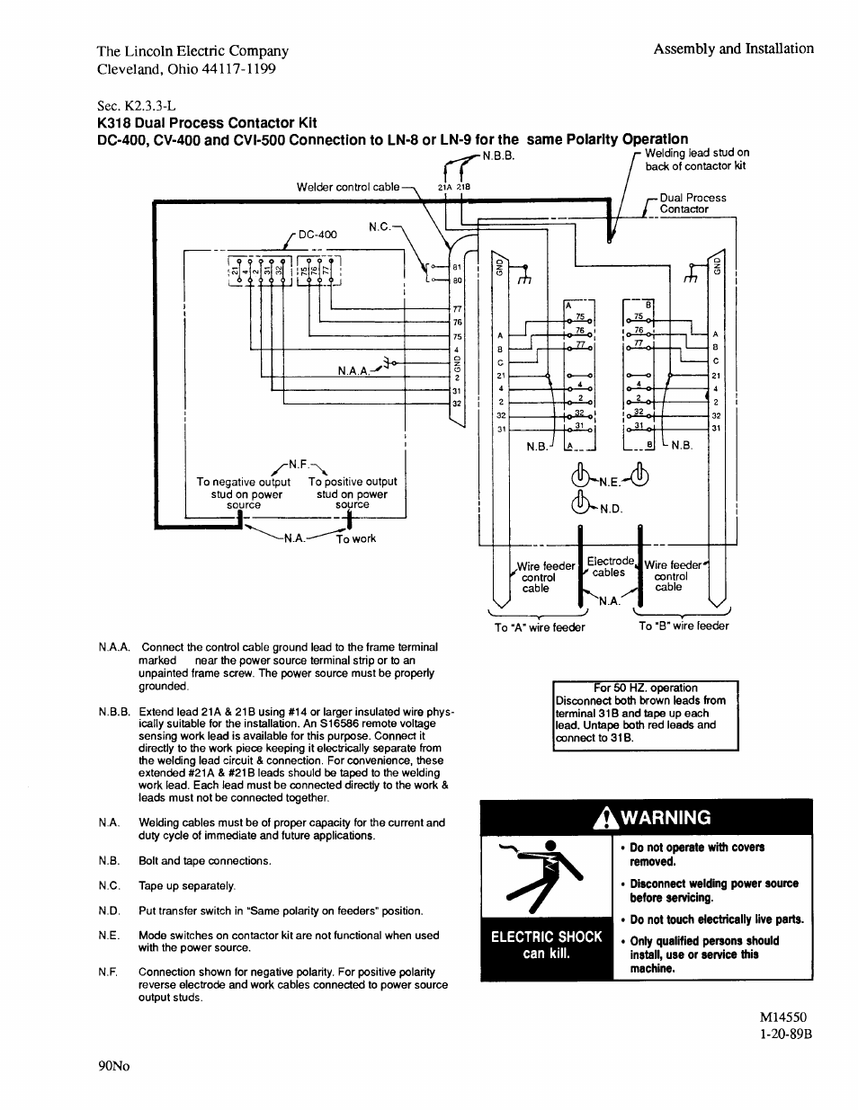 Lincoln Electric IM274 LN-8 SEMIAUTOMATIC WIRE FEEDER User Manual | Page 23 / 140