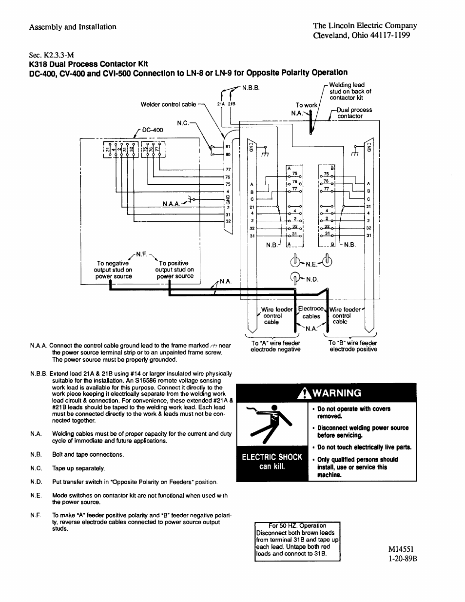 Lincoln Electric IM274 LN-8 SEMIAUTOMATIC WIRE FEEDER User Manual | Page 24 / 140