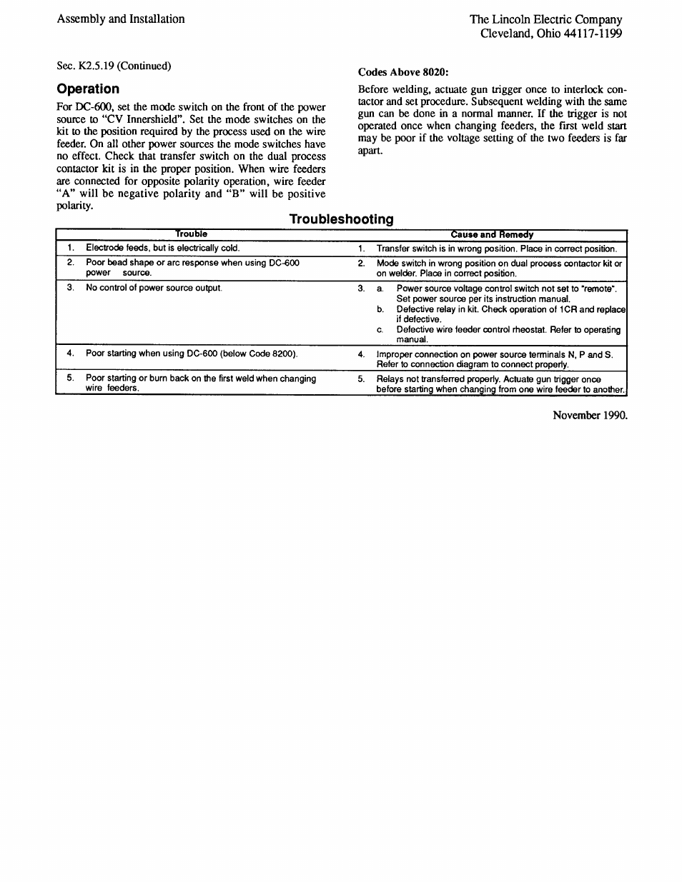 Lincoln Electric IM274 LN-8 SEMIAUTOMATIC WIRE FEEDER User Manual | Page 33 / 140