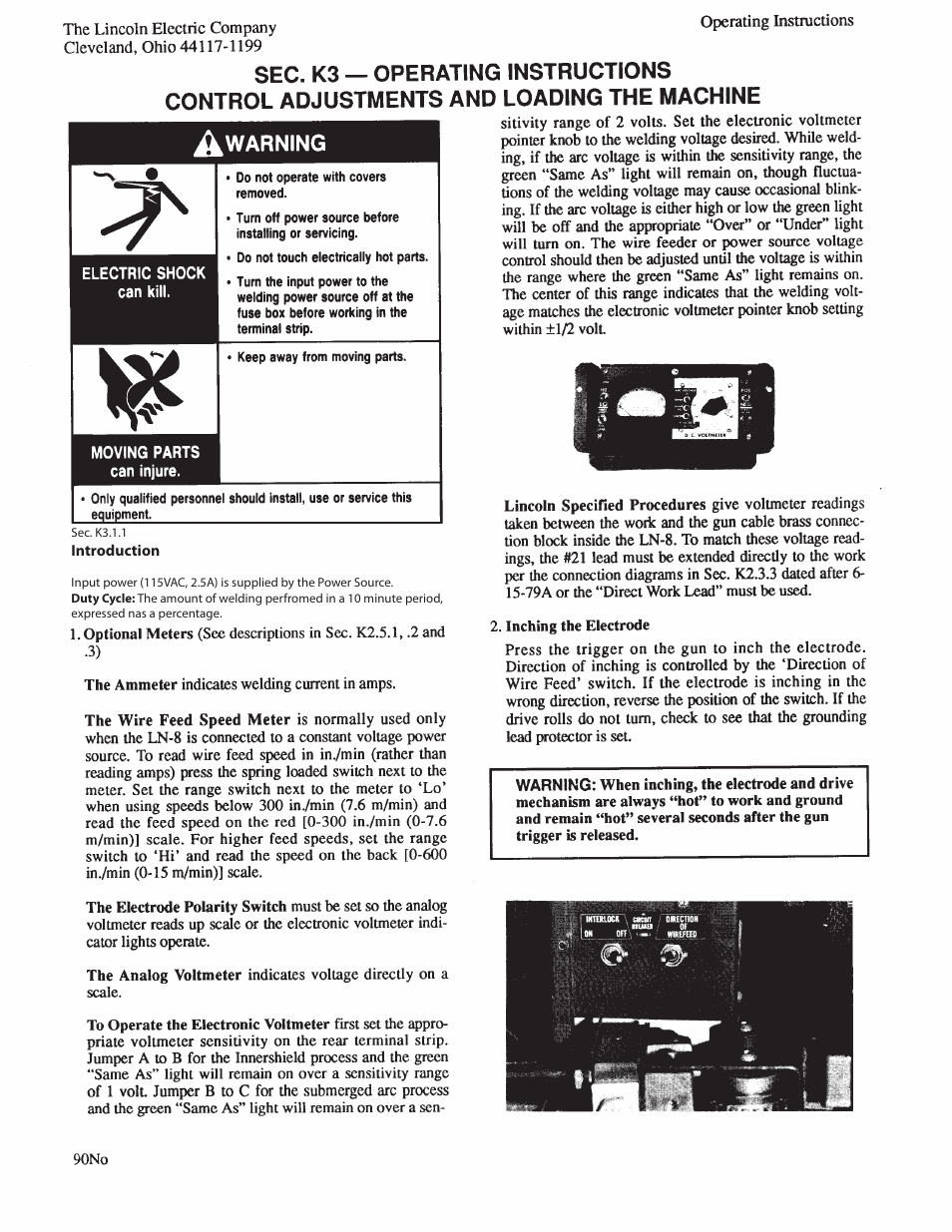 Lincoln Electric IM274 LN-8 SEMIAUTOMATIC WIRE FEEDER User Manual | Page 34 / 140
