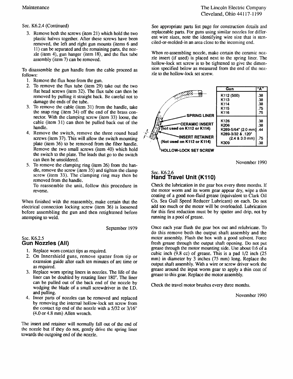 Lincoln Electric IM274 LN-8 SEMIAUTOMATIC WIRE FEEDER User Manual | Page 49 / 140