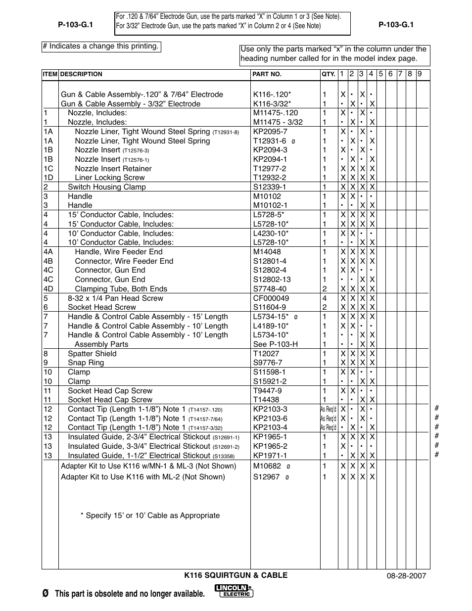 Lincoln Electric IM274 LN-8 SEMIAUTOMATIC WIRE FEEDER User Manual | Page 67 / 140