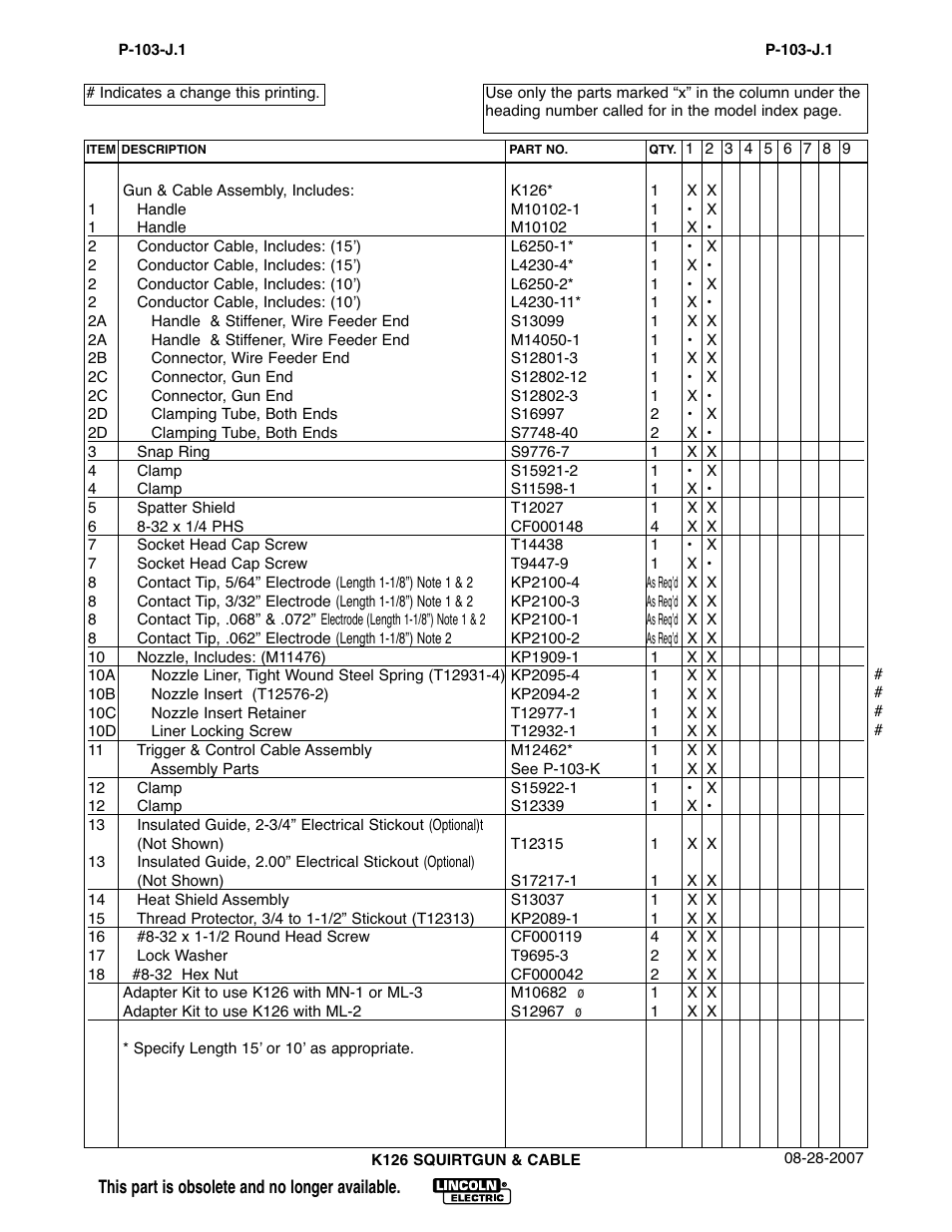 Lincoln Electric IM274 LN-8 SEMIAUTOMATIC WIRE FEEDER User Manual | Page 71 / 140