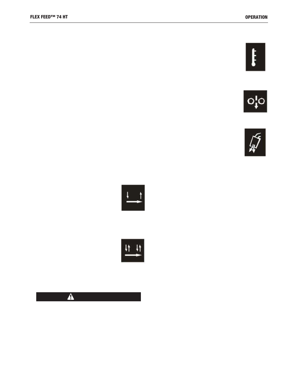 Caution | Lincoln Electric IM10163 FLEX FEED 74 HT User Manual | Page 42 / 80