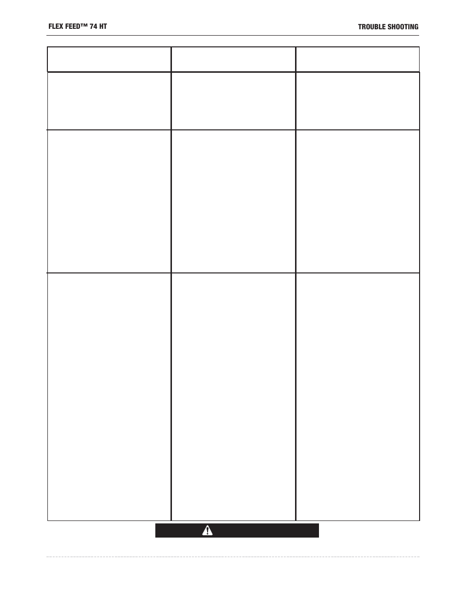 Caution | Lincoln Electric IM10163 FLEX FEED 74 HT User Manual | Page 52 / 80