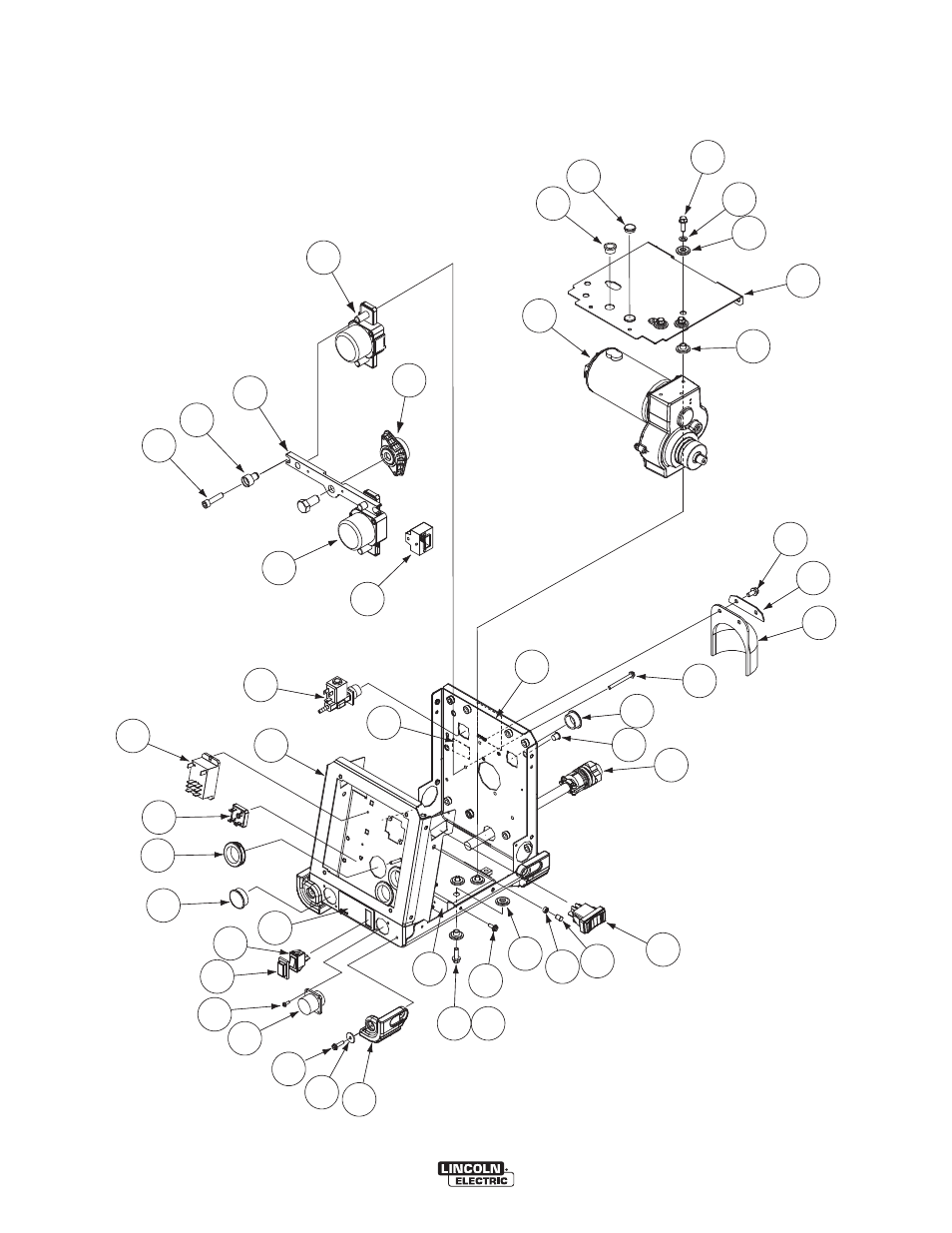 Wire drive assembly | Lincoln Electric IM10163 FLEX FEED 74 HT User Manual | Page 66 / 80