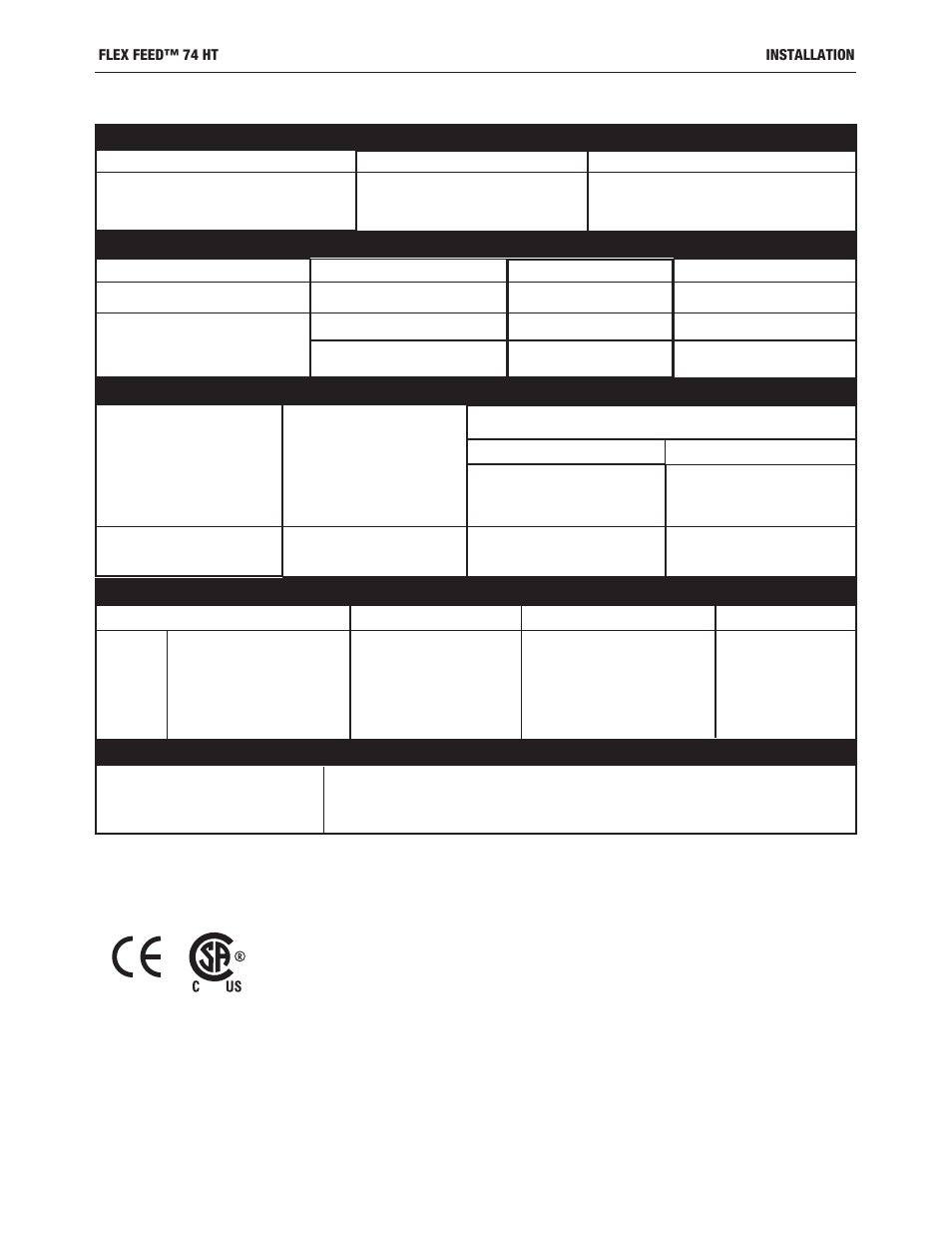 Input voltage and current, Physical dimensions, Gearing - wire feed speed range-wire size | Lincoln Electric IM10163 FLEX FEED 74 HT User Manual | Page 8 / 80