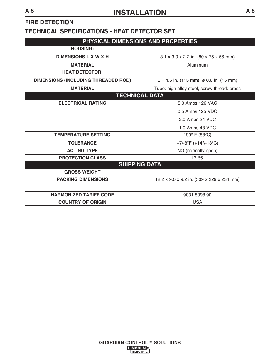 Installation | Lincoln Electric P709 GUARDIAN CONTROL SOLUTIONS User Manual | Page 12 / 80