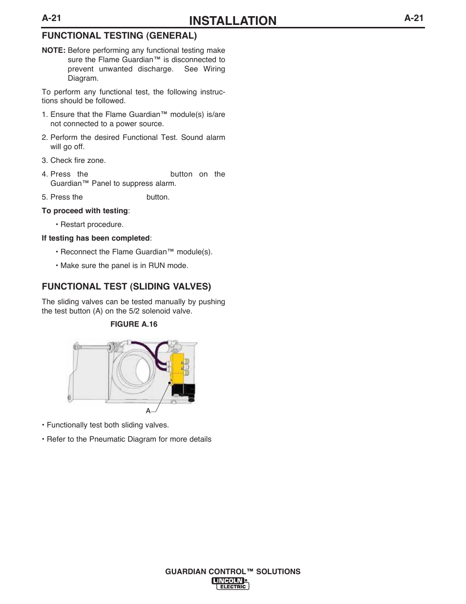 Installation | Lincoln Electric P709 GUARDIAN CONTROL SOLUTIONS User Manual | Page 28 / 80