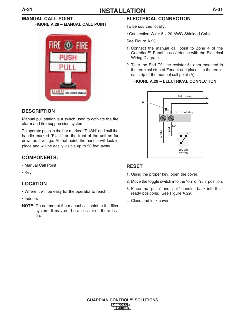 Installation | Lincoln Electric P709 GUARDIAN CONTROL SOLUTIONS User Manual | Page 38 / 80