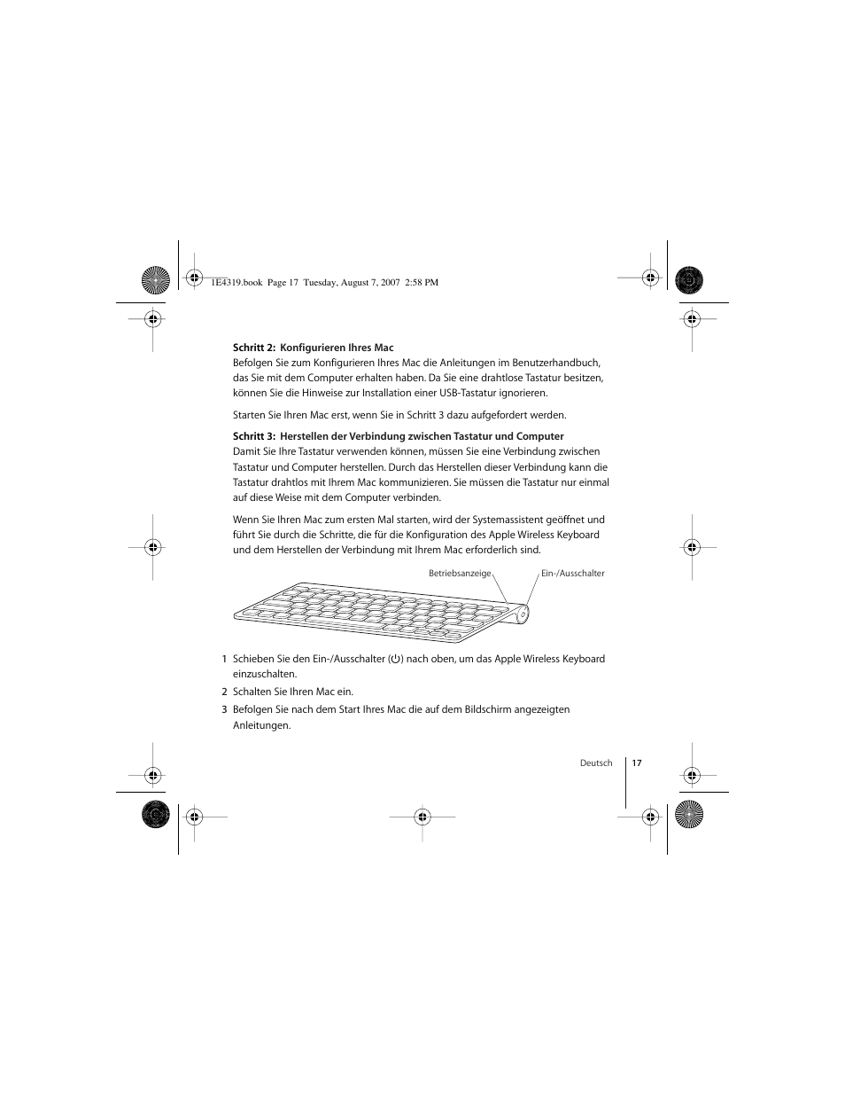 Apple Wireless Keyboard (2007) User Manual | Page 17 / 48