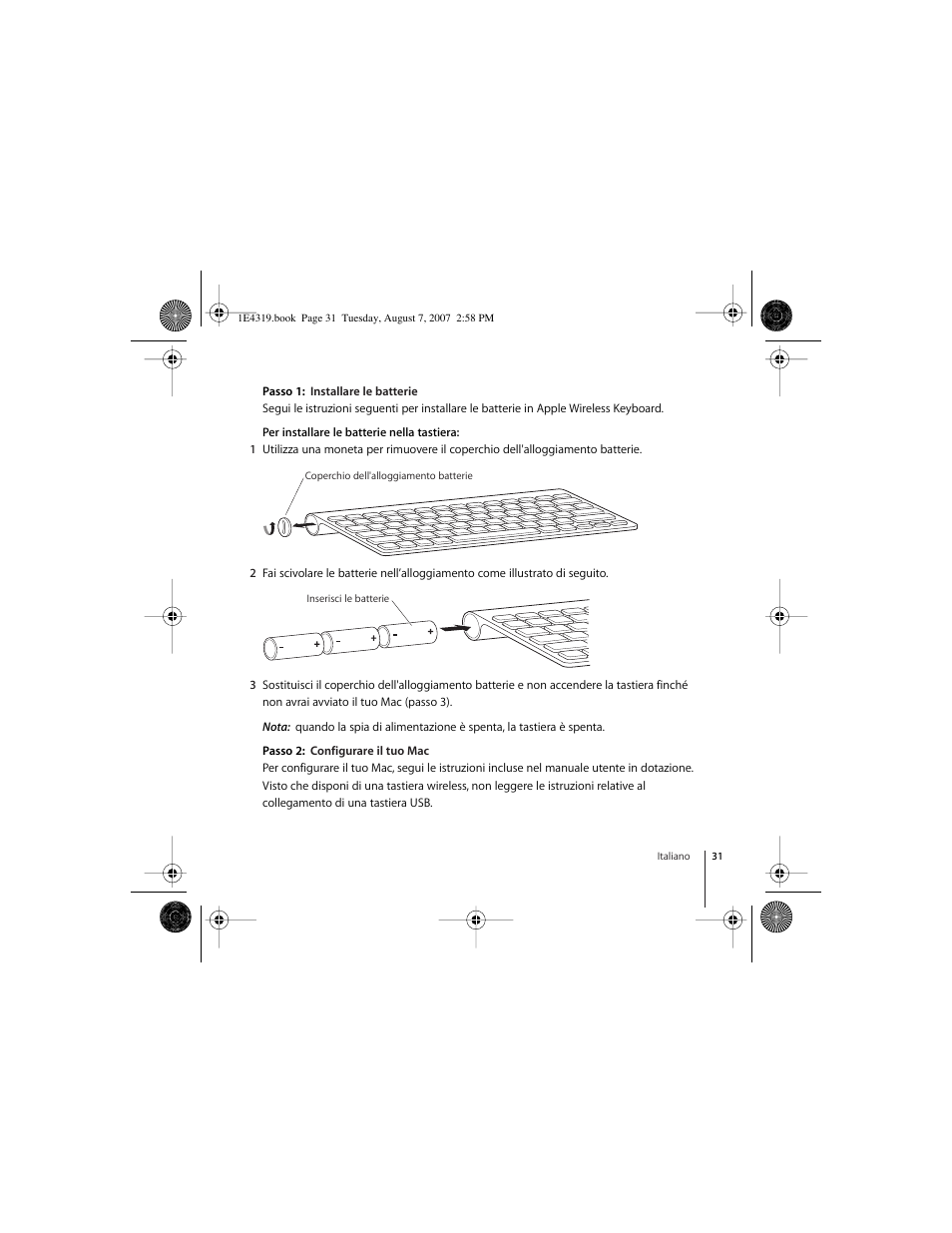 Apple Wireless Keyboard (2007) User Manual | Page 31 / 48