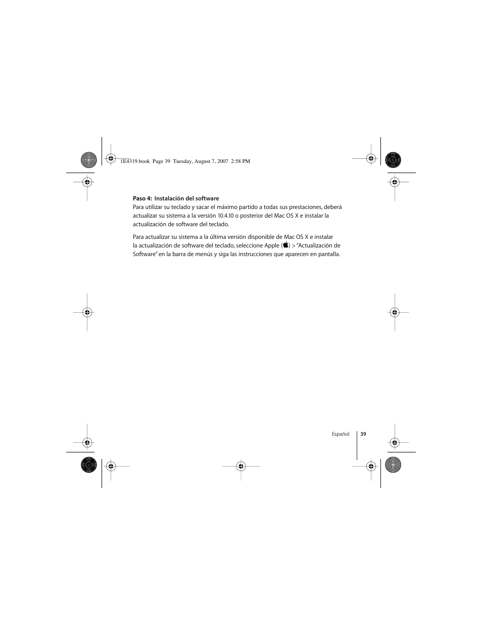 Apple Wireless Keyboard (2007) User Manual | Page 39 / 48