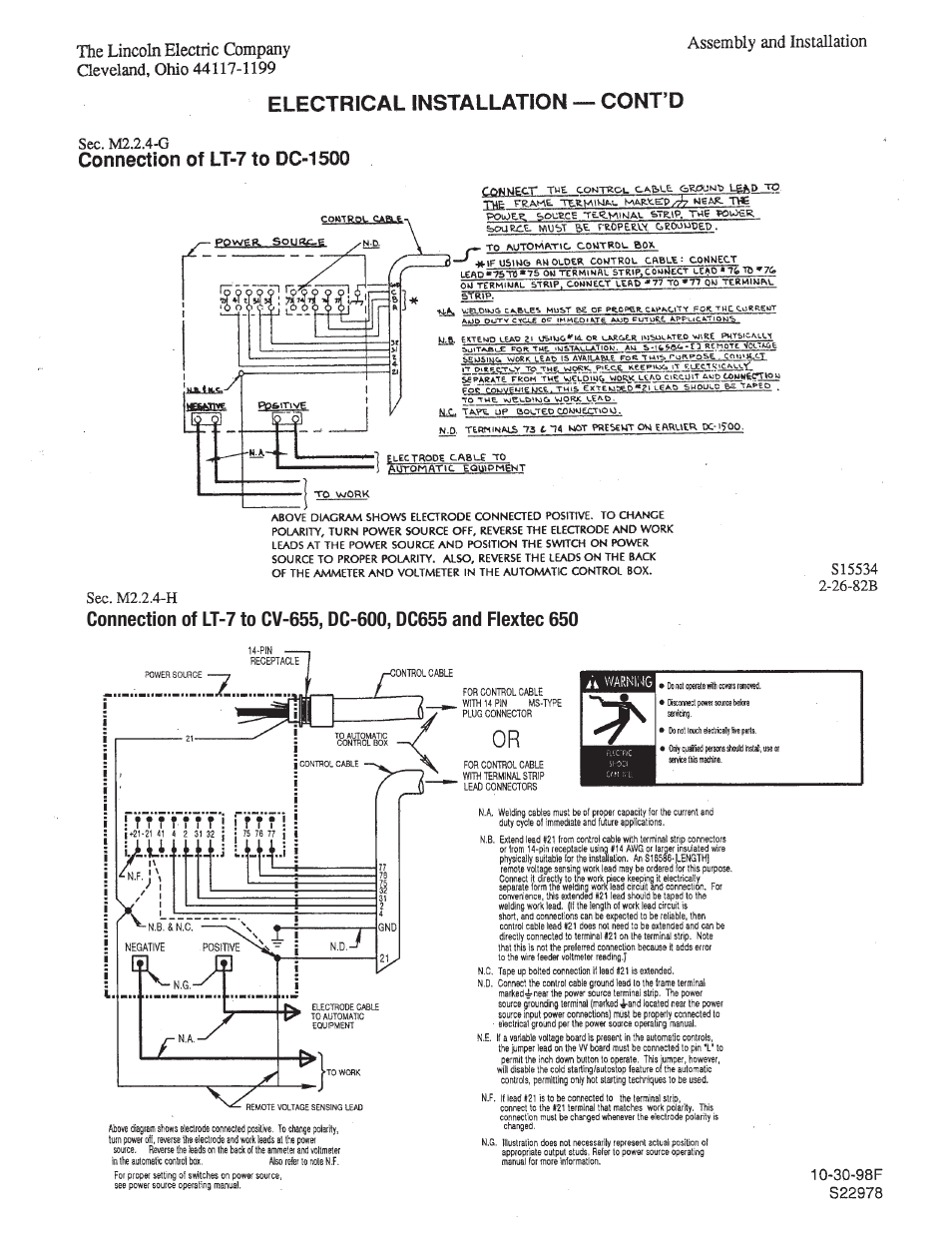 Lincoln Electric IM279 LT-7 LINCOLDWELD Tractor User Manual | Page 12 / 88