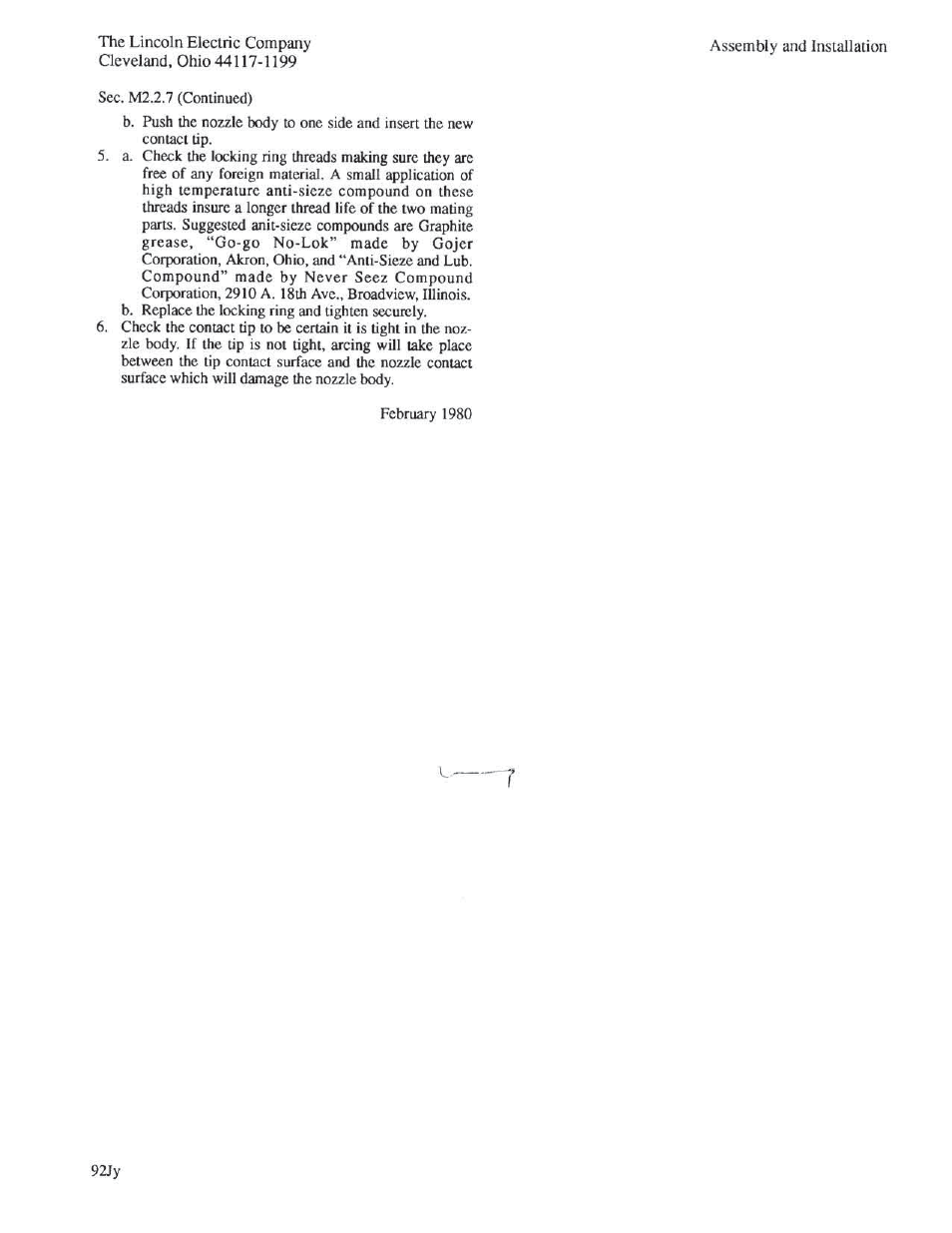 Lincoln Electric IM279 LT-7 LINCOLDWELD Tractor User Manual | Page 17 / 88