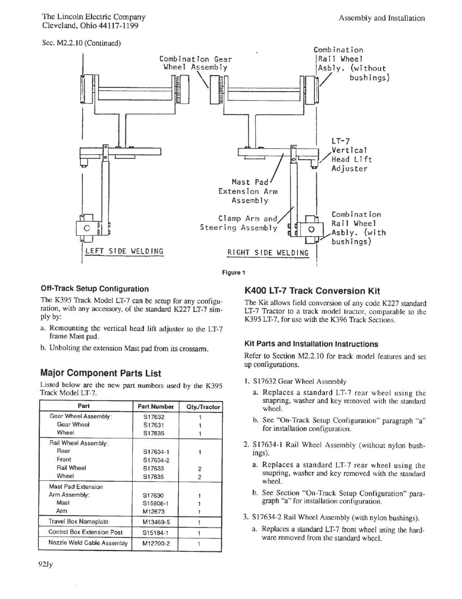 Lincoln Electric IM279 LT-7 LINCOLDWELD Tractor User Manual | Page 27 / 88
