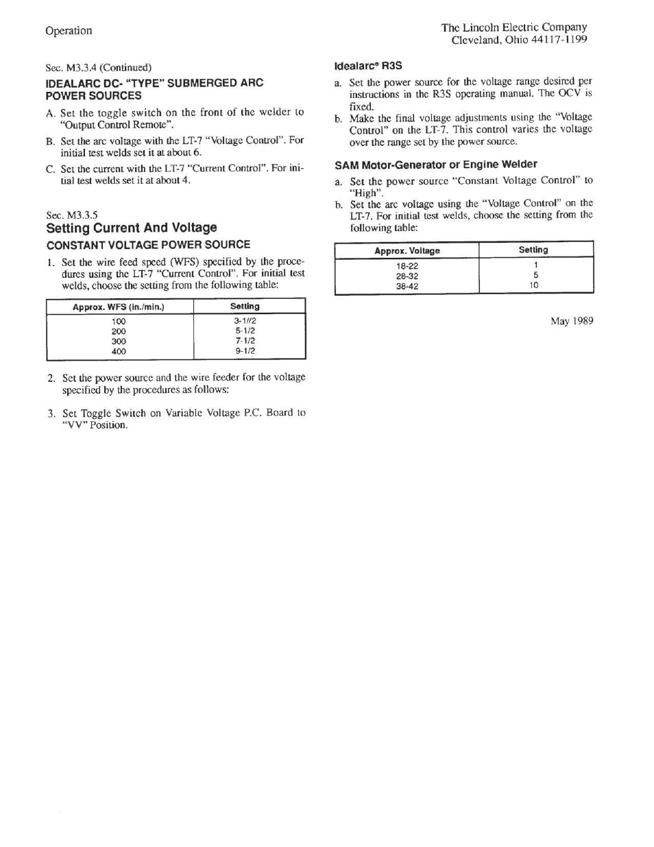 Lincoln Electric IM279 LT-7 LINCOLDWELD Tractor User Manual | Page 46 / 88