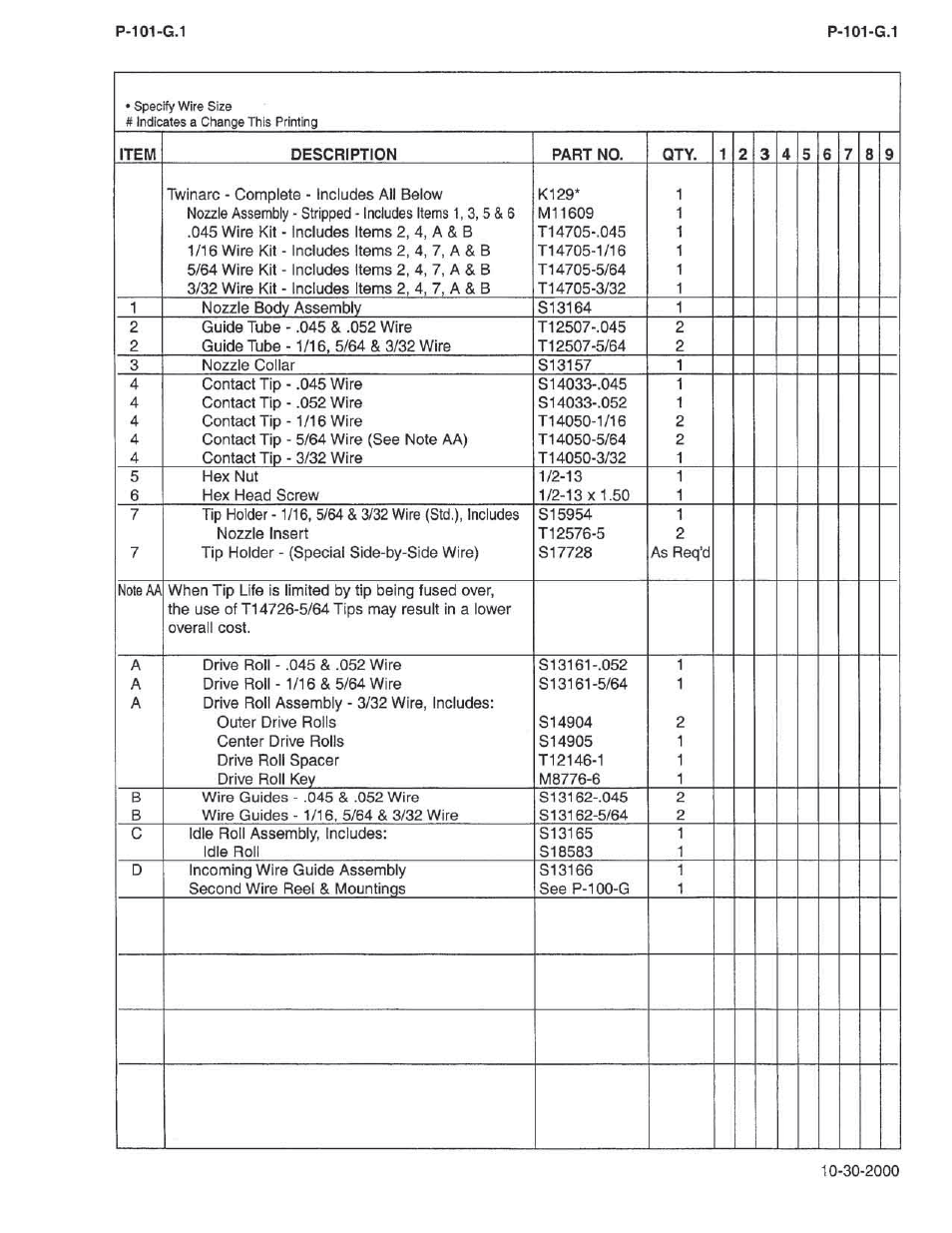 Lincoln Electric IM279 LT-7 LINCOLDWELD Tractor User Manual | Page 79 / 88