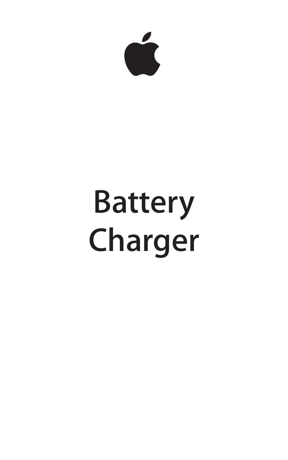 Apple Battery Charger User Manual | 52 pages