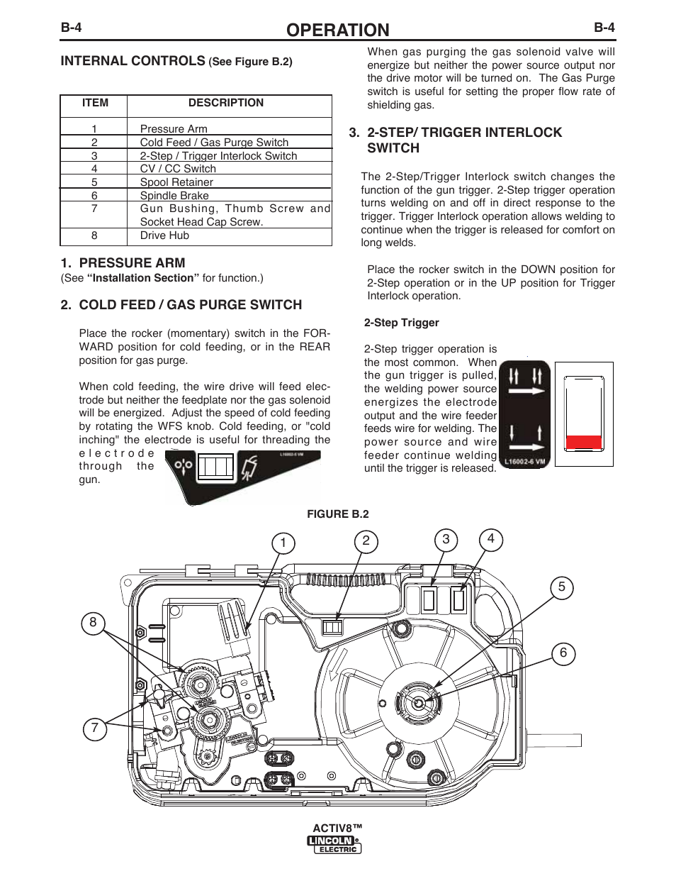 Operation | Lincoln Electric IM10085 ACTIV8 User Manual | Page 23 / 42