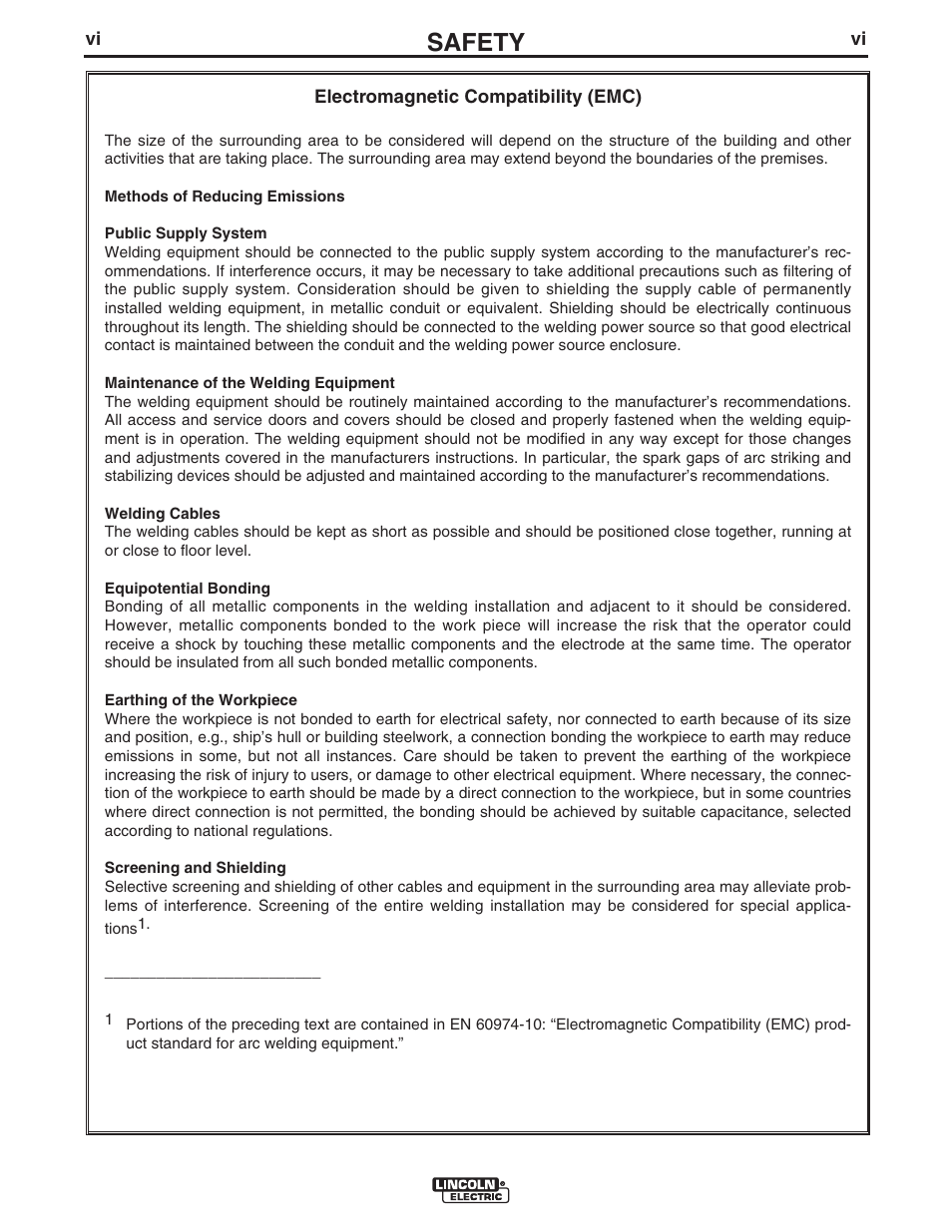 Safety | Lincoln Electric IM10085 ACTIV8 User Manual | Page 7 / 42