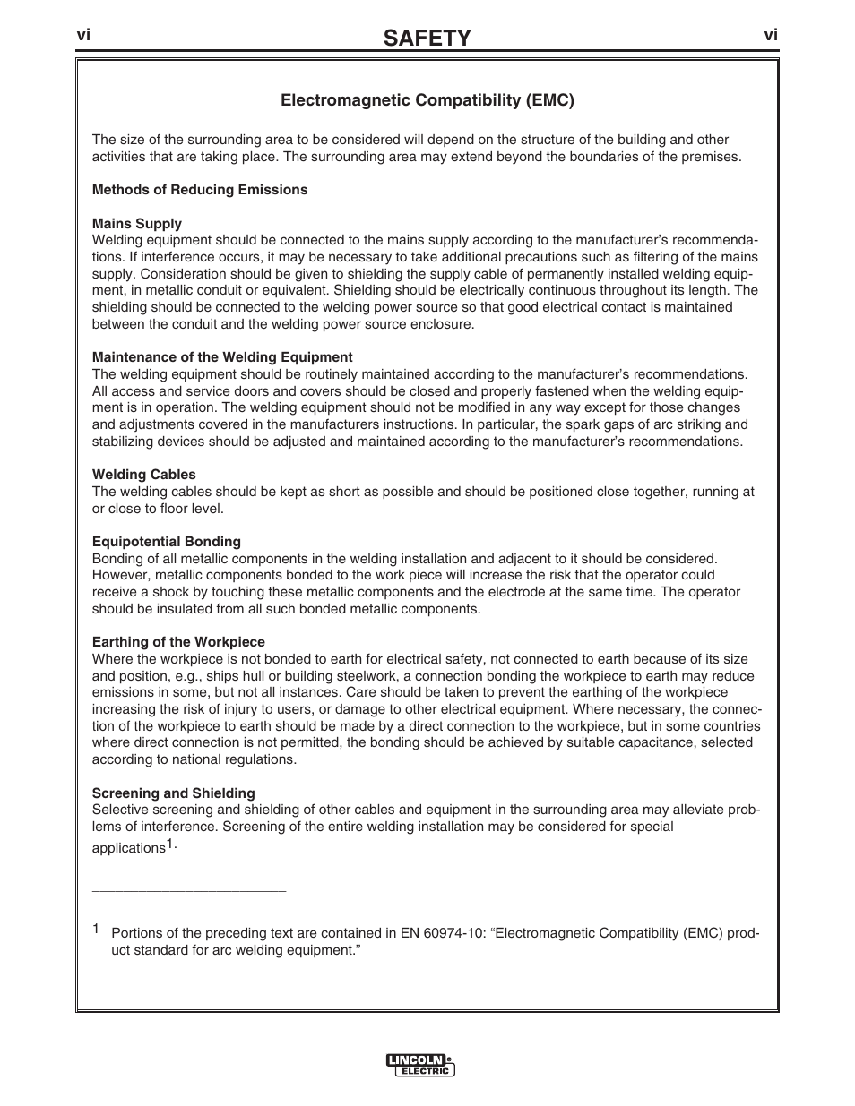 Safety | Lincoln Electric IM10031 LN-25 PRO User Manual | Page 7 / 43