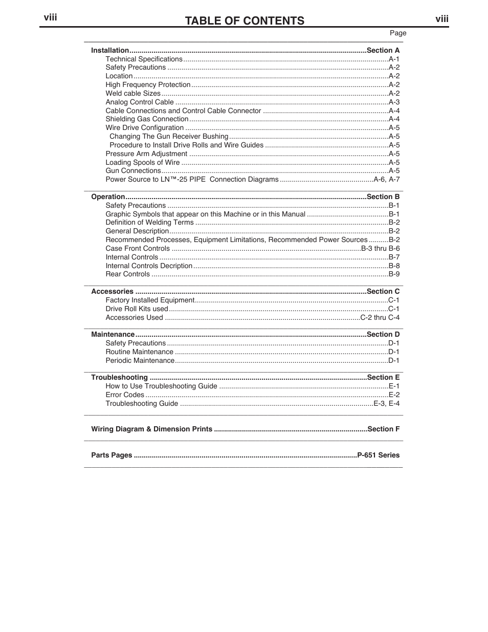 Lincoln Electric IM10056 LN-25 PIPE User Manual | Page 9 / 38