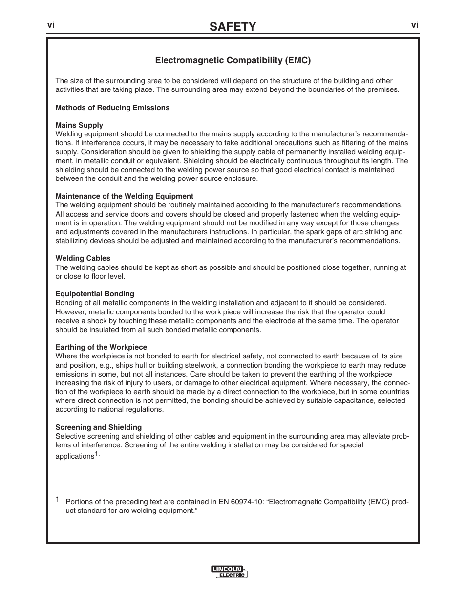 Safety | Lincoln Electric IM10076 LN-25 PRO User Manual | Page 7 / 64