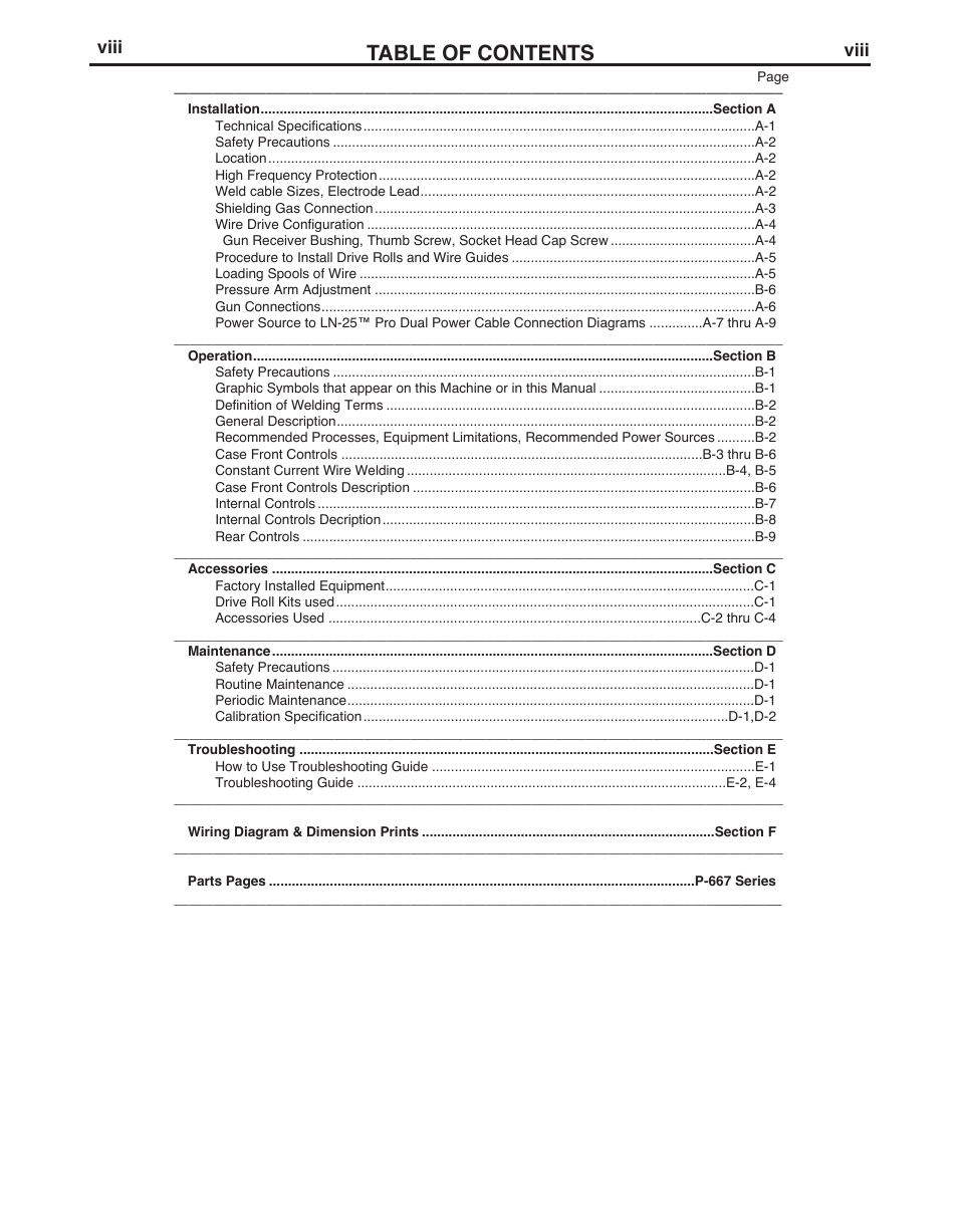 Lincoln Electric IM10076 LN-25 PRO User Manual | Page 9 / 64