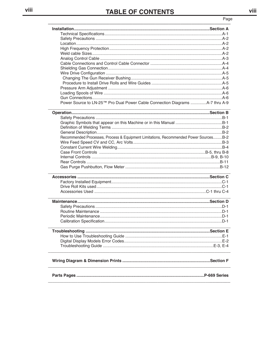 Lincoln Electric IM10079 LN-25 PRO DUAL POWER User Manual | Page 9 / 44