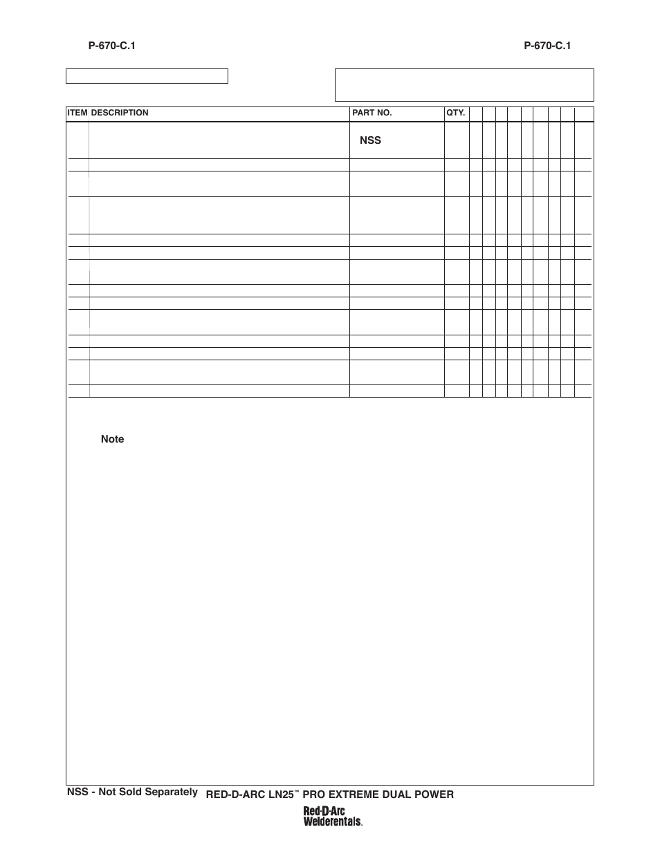 Lincoln Electric IM10080 RED-D-ARC LN-25 PRO EXTREME DUAL POWER User Manual | Page 51 / 68