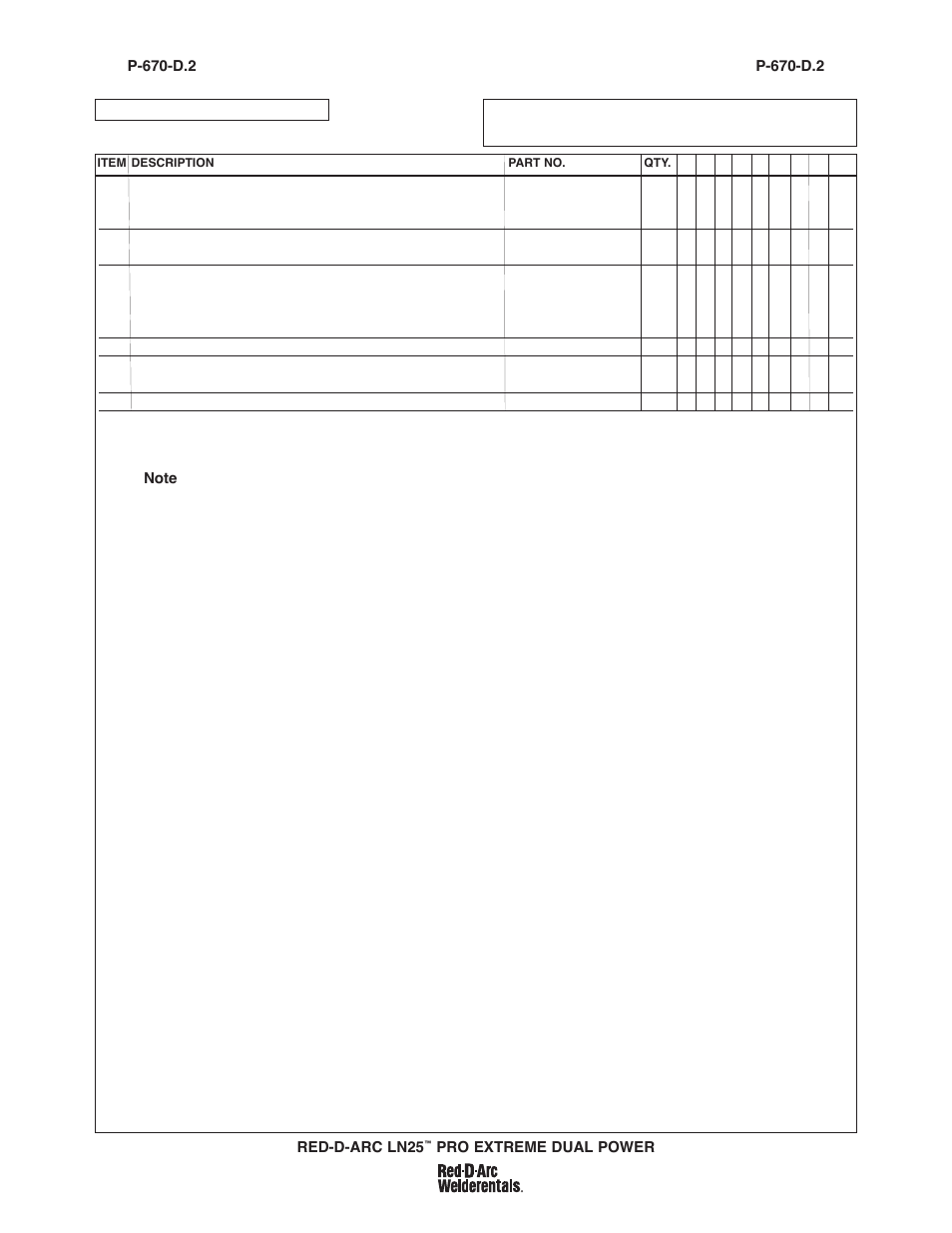 Lincoln Electric IM10080 RED-D-ARC LN-25 PRO EXTREME DUAL POWER User Manual | Page 54 / 68