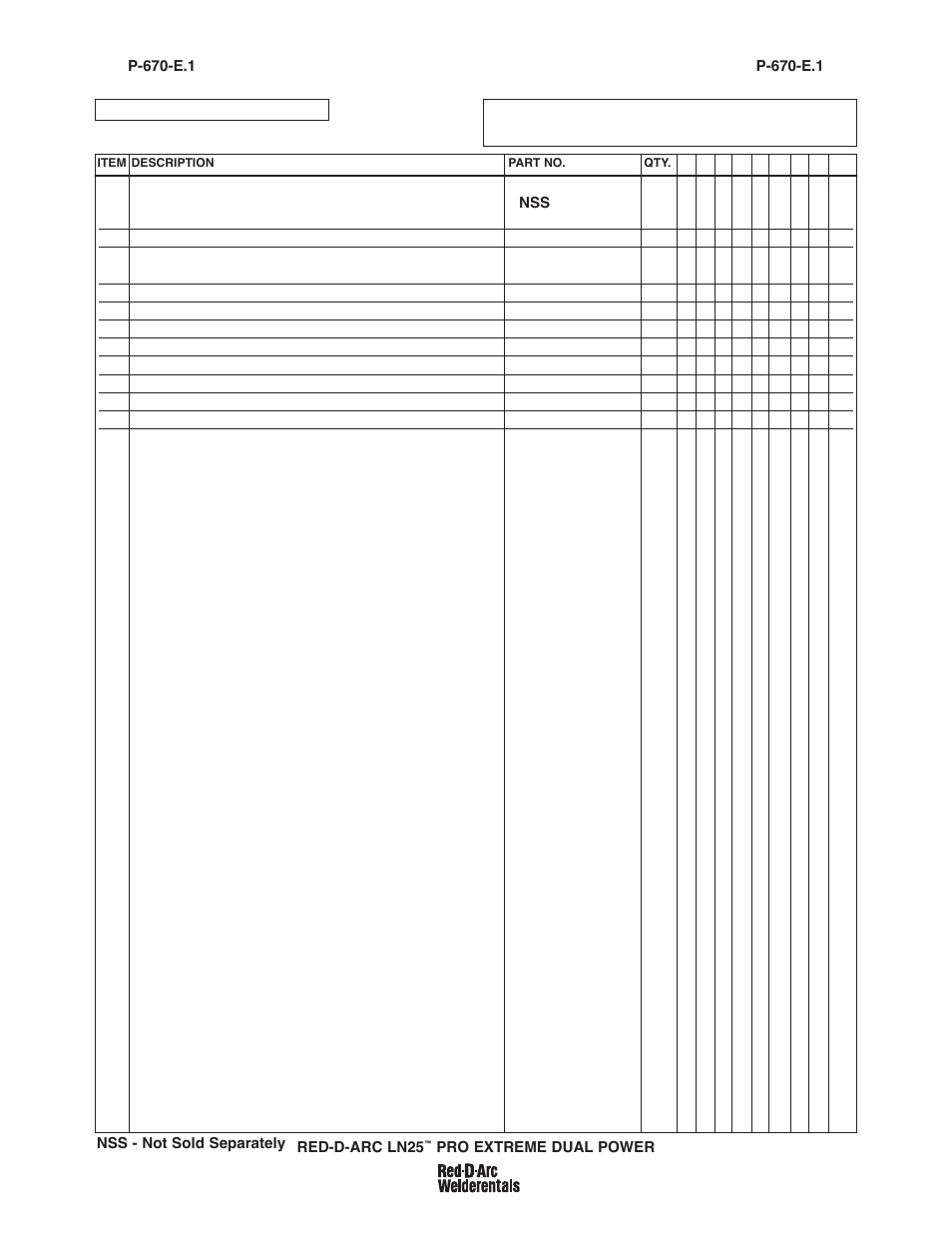 Lincoln Electric IM10080 RED-D-ARC LN-25 PRO EXTREME DUAL POWER User Manual | Page 57 / 68